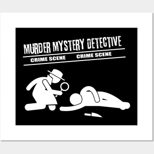 Murder Mystery Detective Posters and Art